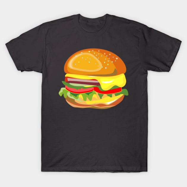 burger T-Shirt by dorletin